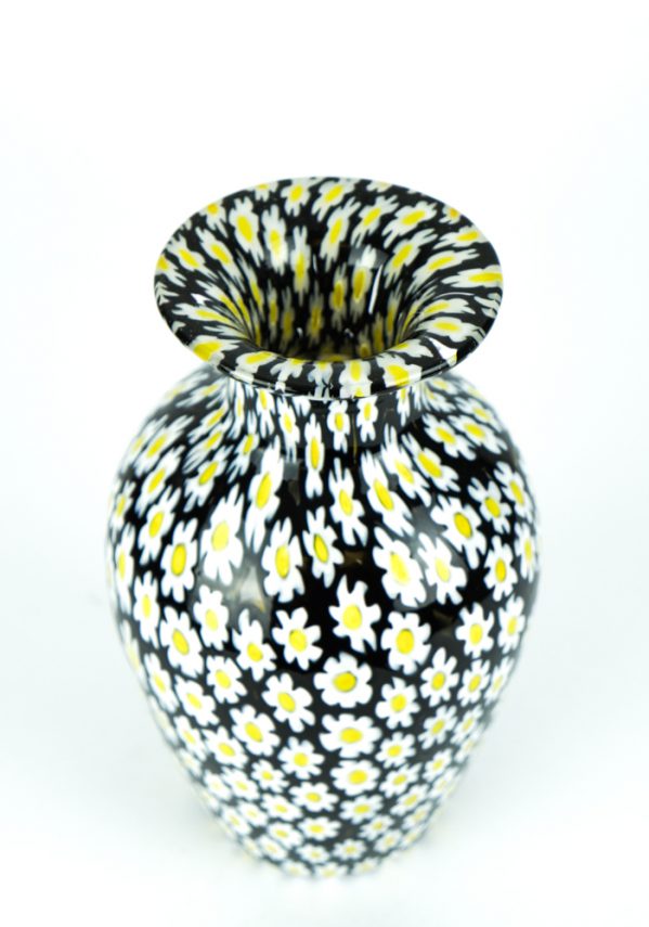 Venetian Glass Vase - Margherita - With Murrina Millefiori