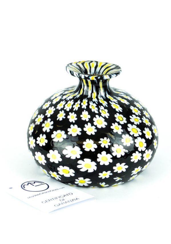 Margherita - Murano Glass Vase With Murrina Millefiori