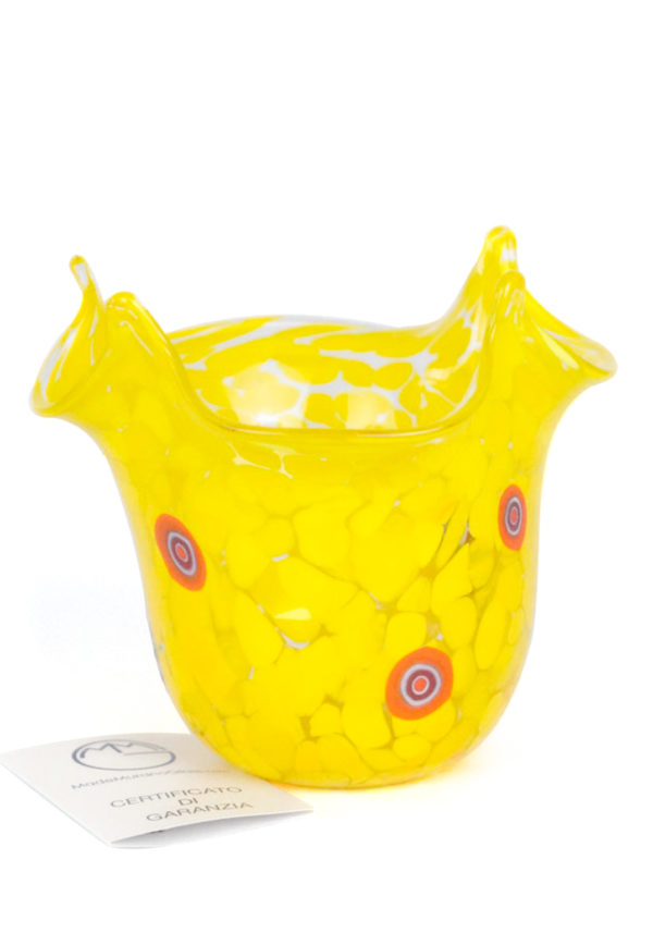 Dlo - Murano Handkerchief Vase Yellow
