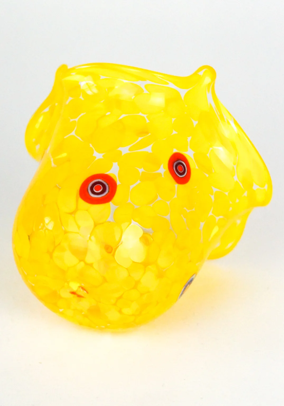 Dlo - Murano Handkerchief Vase Yellow - Made Murano Glass