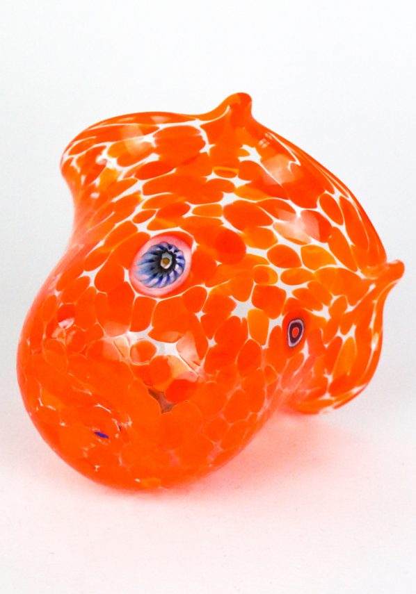 Rik - Murano Handkerchief Vase Orange