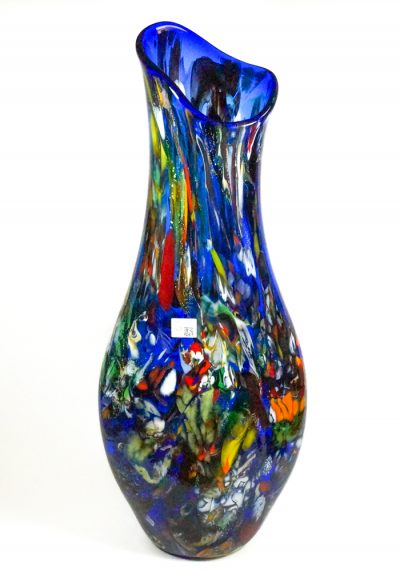 Adriatic – Made Murano Glass Fantasy Blue Vase
