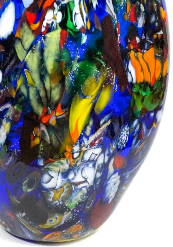 Adriatic - Made Murano Glass Fantasy Blue Vase