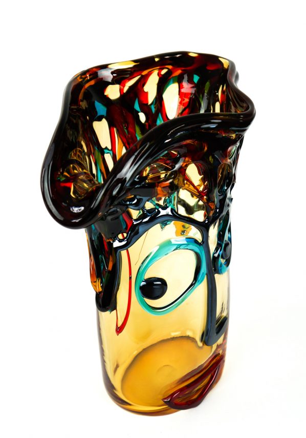 Vase Tribute To Pablo Picasso Amber