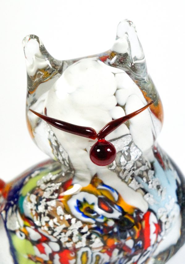 Collection Aida Sommerso - Murano Glass Animal Cat - Made Murano Glass