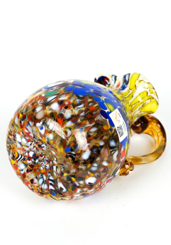 Jug In Venetian Blown Glass Fantasy Amber