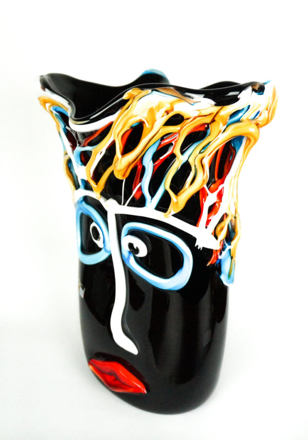 Vase Tribute To Pablo Picasso Black