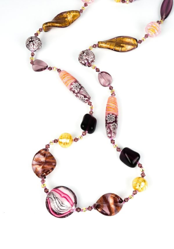 Details about   NEW Murano Glass Necklace 