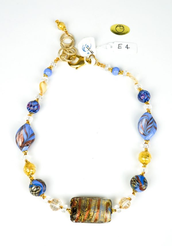 Tenesa - Venetian Glass Jewelry - Necklace Made Murano Glass