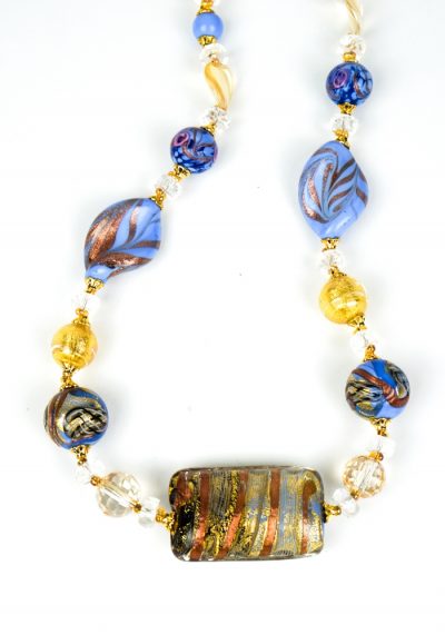 Tenesa - Venetian Glass Jewelry - Necklace Made Murano Glass