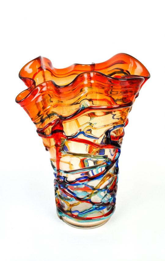 Rosalbo - Exclusive Red Murano Glass Vase