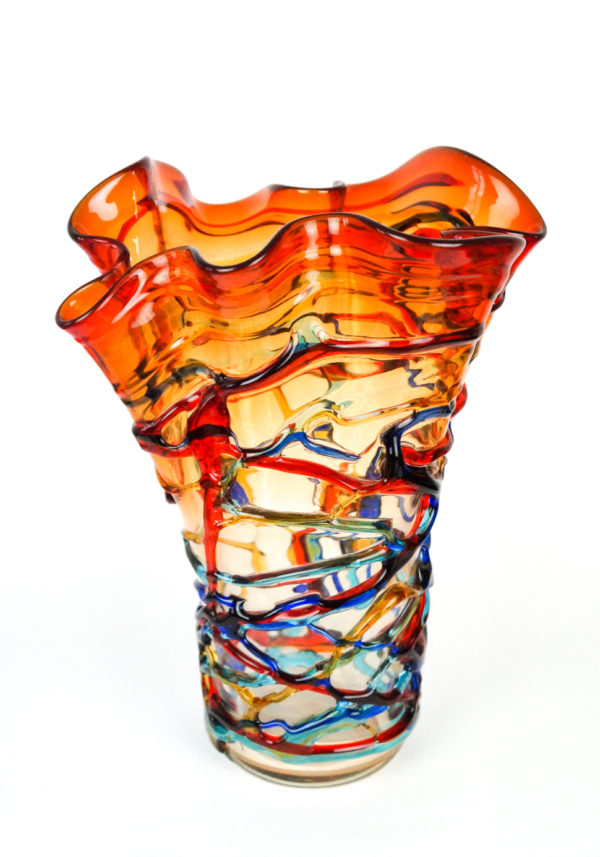 Rosalbo - Exclusive Red Murano Glass Vase