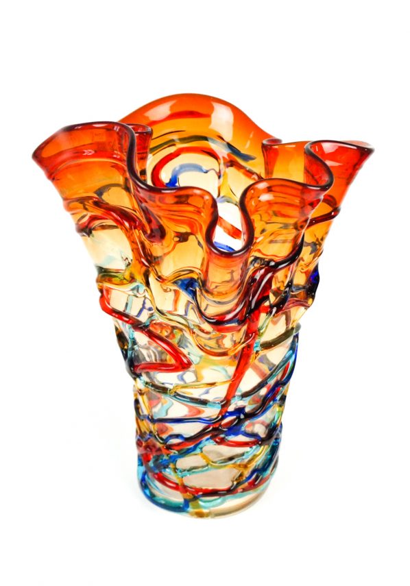 Rosalbo - Exclusive Red Murano Glass Vase