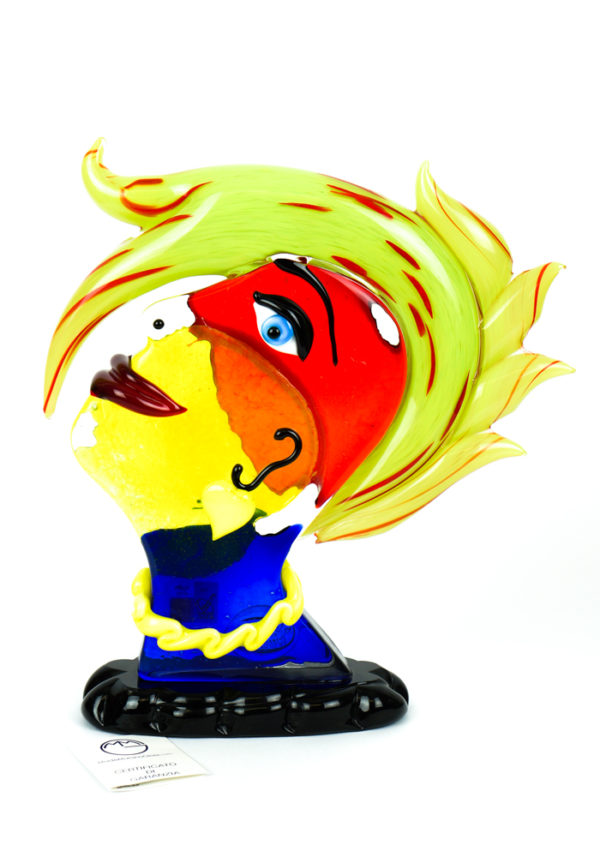 Head Of A Woman Pank Tribute To Picasso