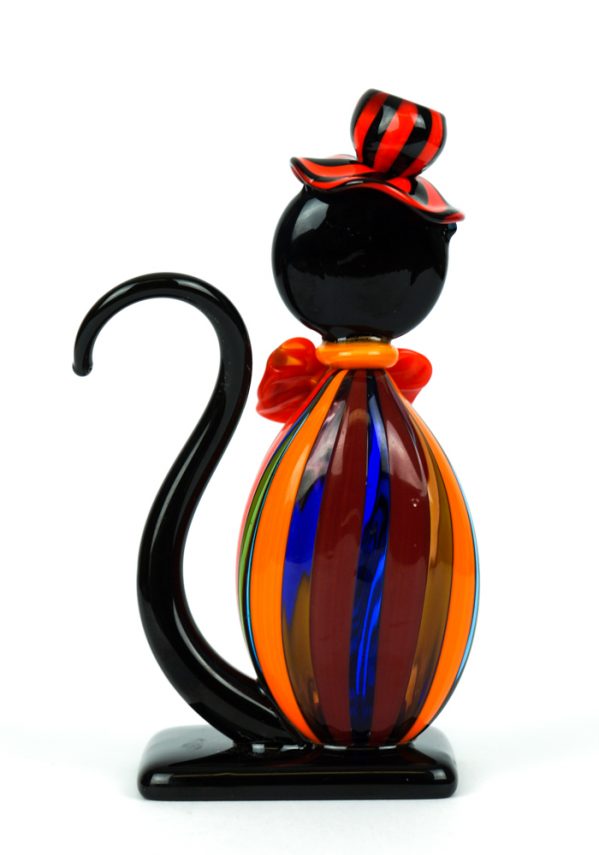 Gatto Pagliaccio Multicolor - Made Murano Glass