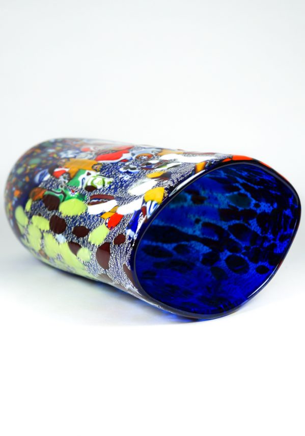 Lulu - Blue Murano Glass Vase Fantasy
