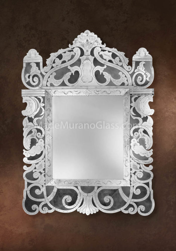 Exclusive Murano Glass Mirror - Genesi - Art Glass
