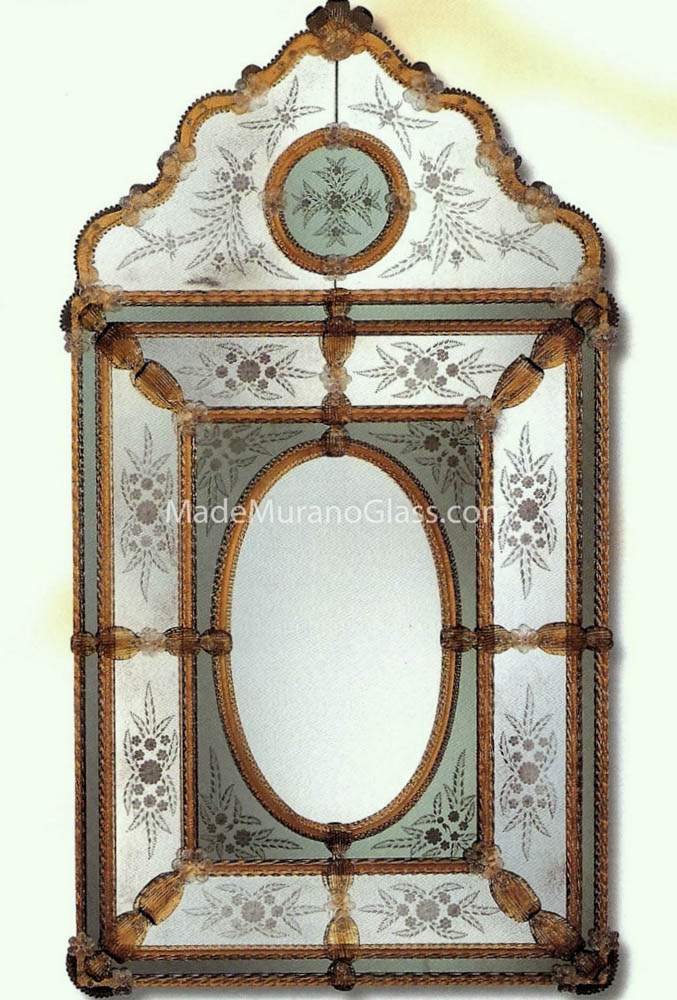 Venetian Glass Mirror Venetian Glass Mirror