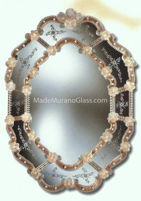 Murano Wall Mirror - Ponte - Venetian Art