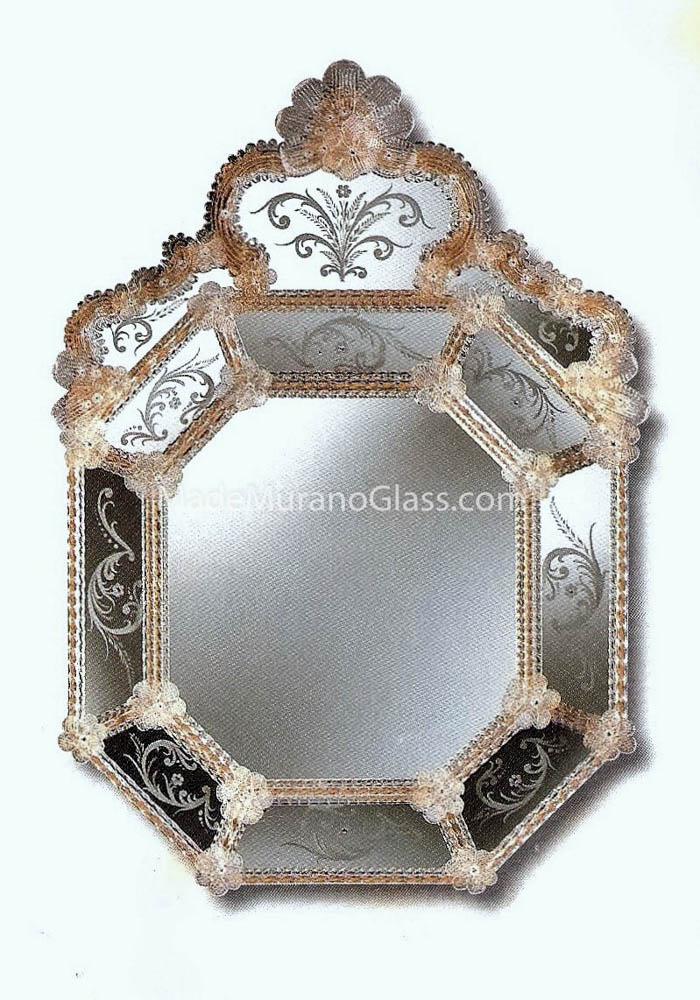 Venetian Glass Mirror – Celestia – Murano Collection