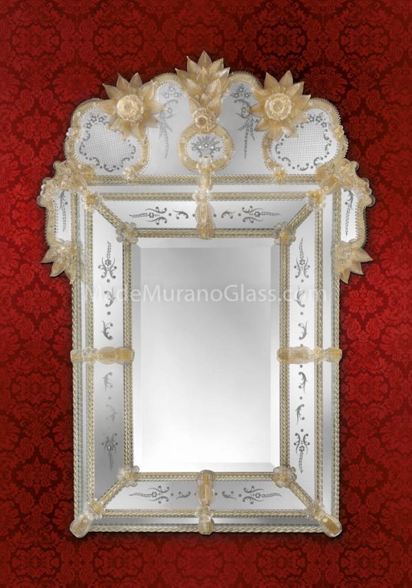 Torseo - Specchio In Vetro  Di Murano