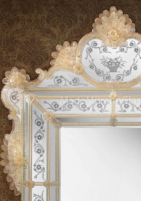 Elvis - Specchio In Vetro Di Murano