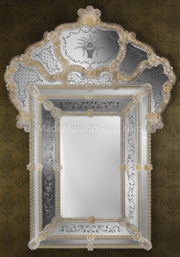 Paris - Specchio In Vetro Di Murano