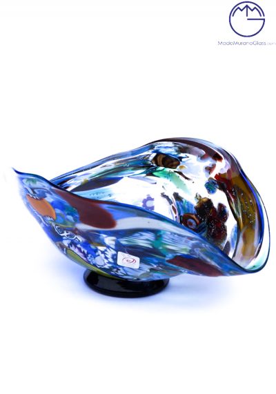 Milano – Murano Glass Bowl Fantasy Blue