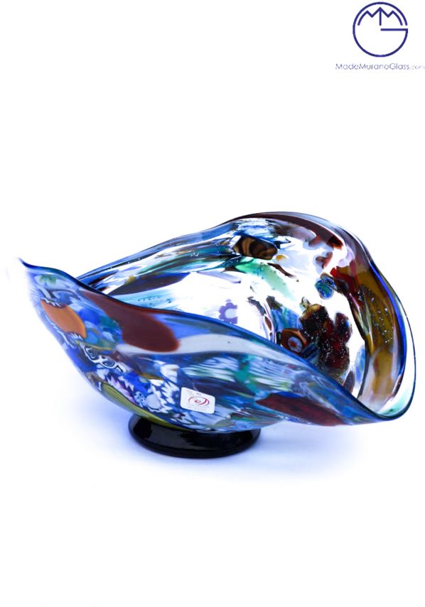 Milano - Murano Glass Bowl Fantasy Blue