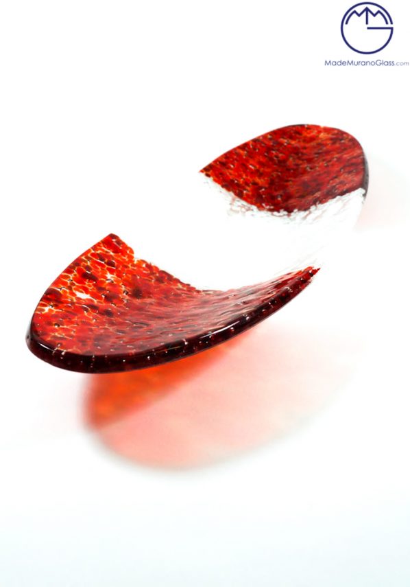 Oval Plate With Mace In Murano Glass - Murano Collection