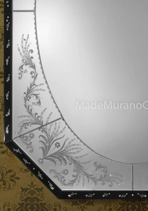 Venetian Glass Mirror - San Giorgio - Murano Glass
