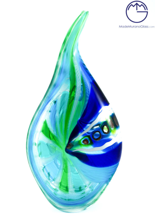 Esio - Exclusive Venetian Glass Vase Engraved