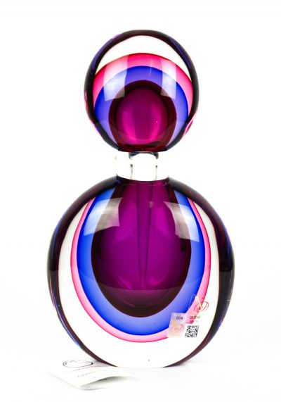 Decor – Sommerso Bottle – Made Murano Glass