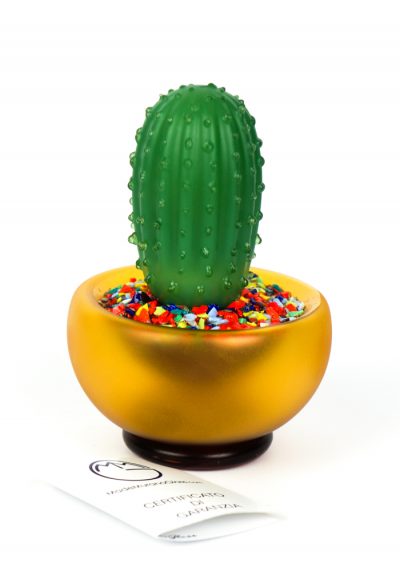 Faso – Plant Of Cactus – Made Murano Glass
