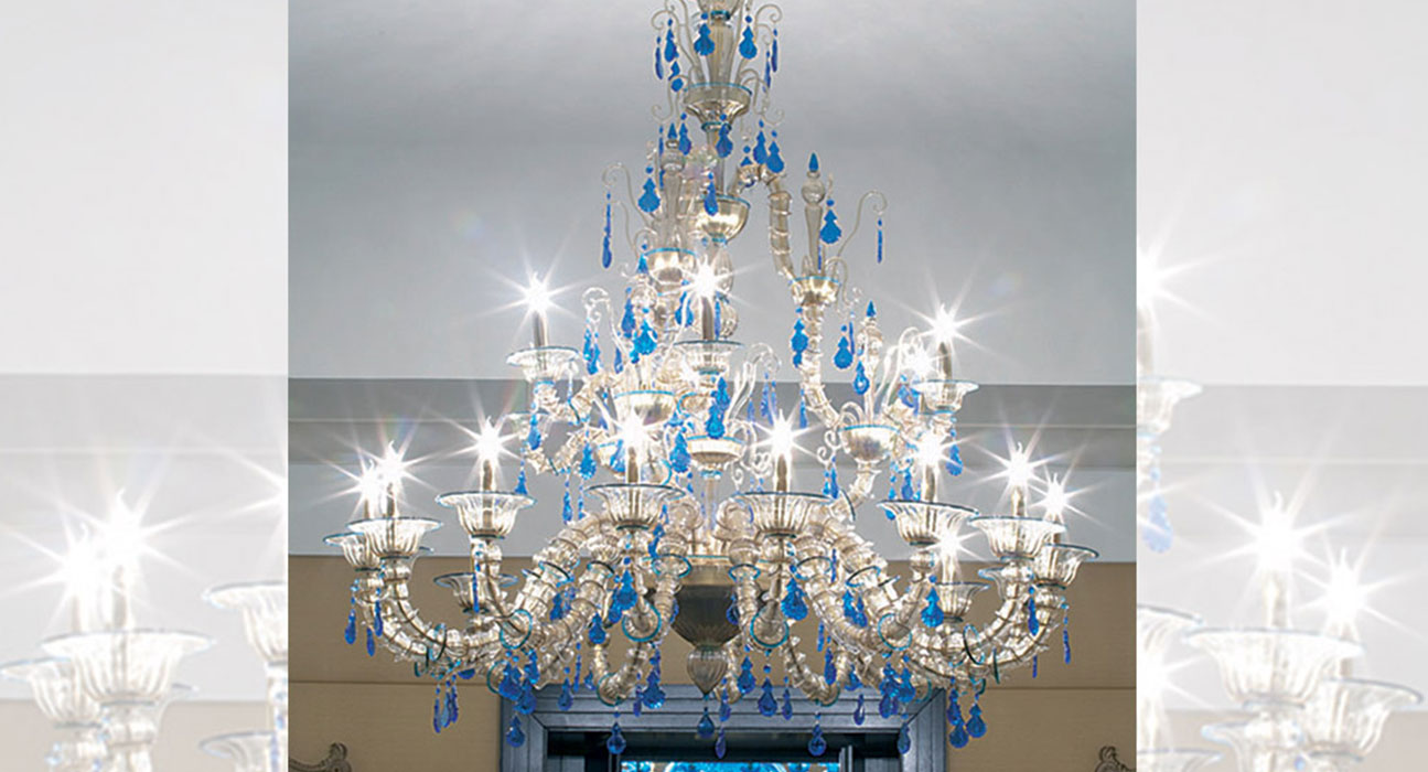 Murano chandeliers, a work of art that illuminates your home