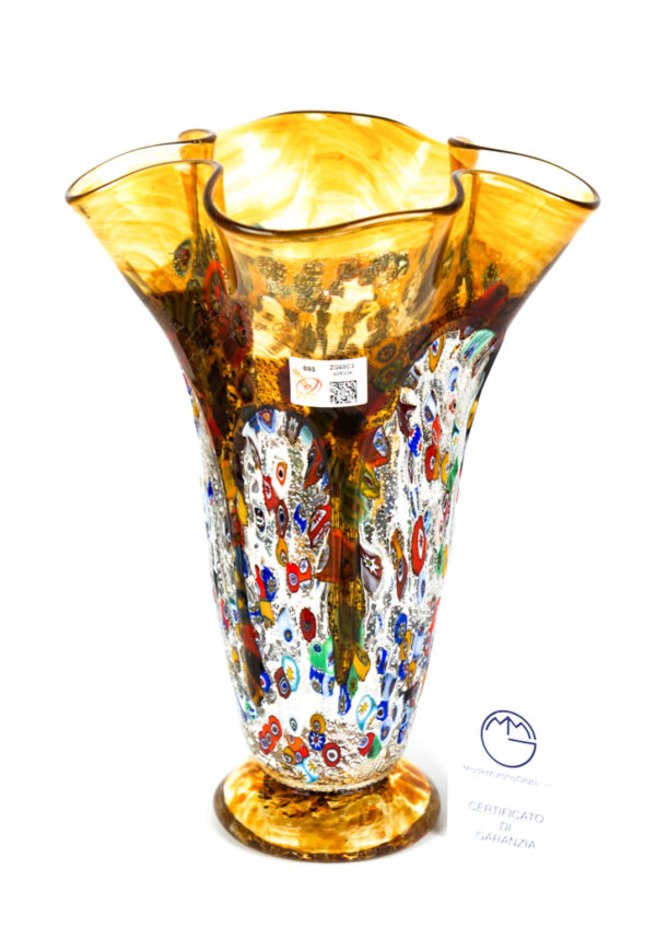 Caigo - Blown Vase Amber