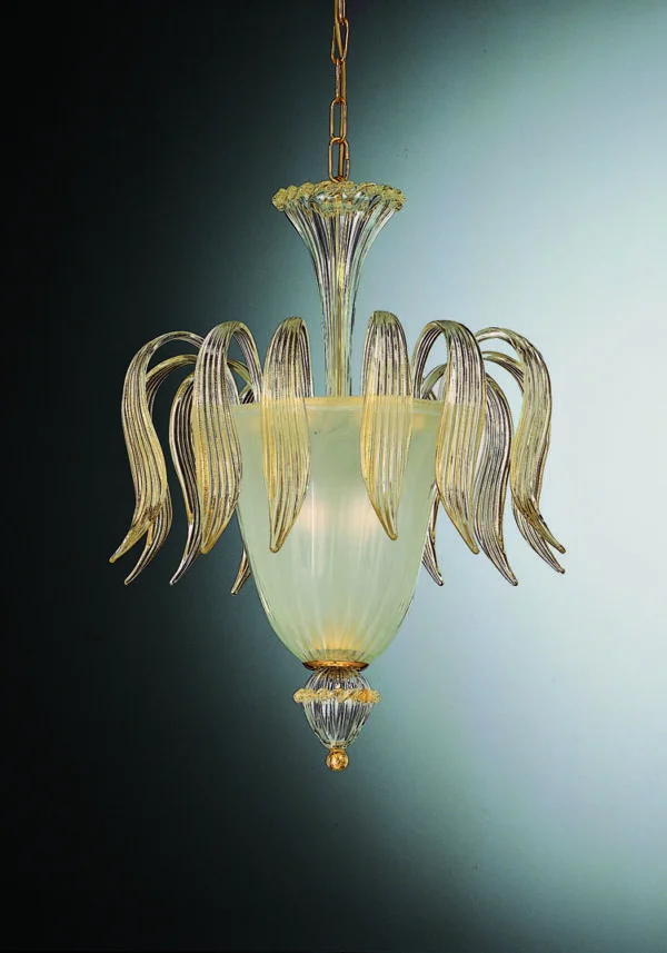 Exclusive Ceiling Lamp 3 Lights In Murano Glass - Murano Art
