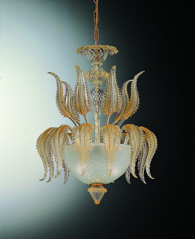 Oscar - Exclusive Ceiling Lamp 3 Lights In Murano Glass
