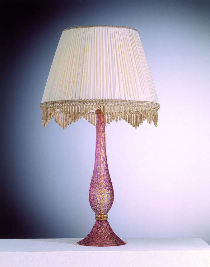 Idaho - Venetian Glass Lamps With Gold 24 Carats - Murano Glass