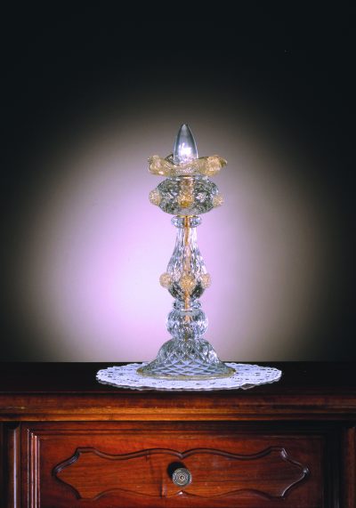 Venetian Glass Lamps In Gold 24 Carats – Murano Art Glass