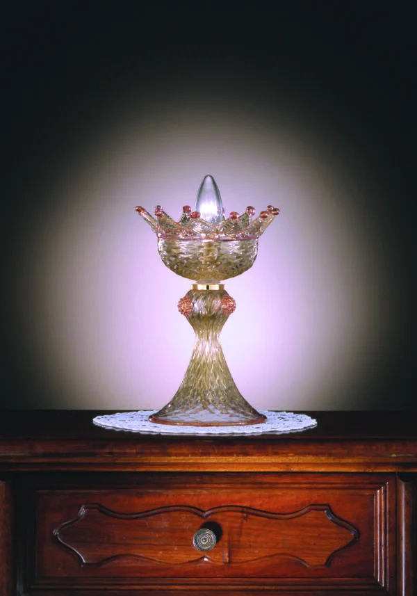 South Carolina - Venetian Glass Lamps In Gold 24 Carats - Murano Glass