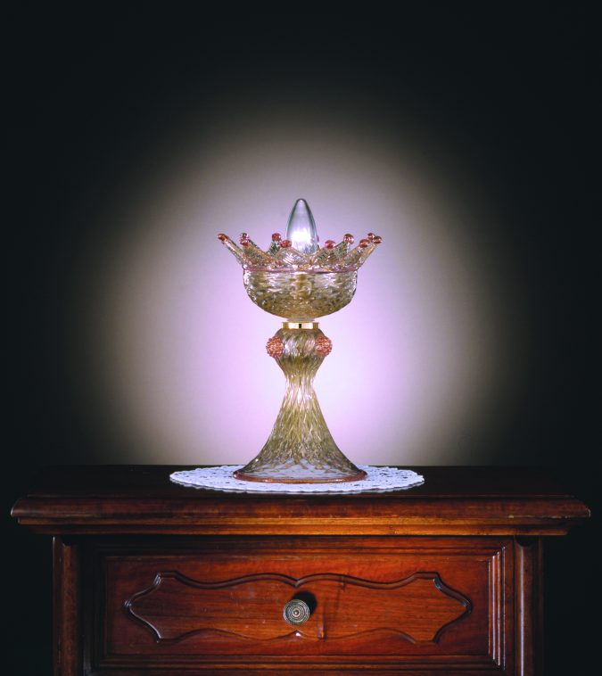 South Carolina - Venetian Glass Lamps In Gold 24 Carats - Murano Glass