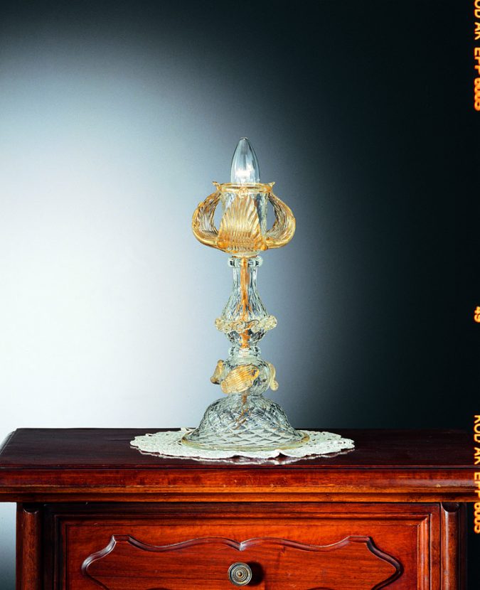 Venetian Glass Lamps - “LUME” Murano Art