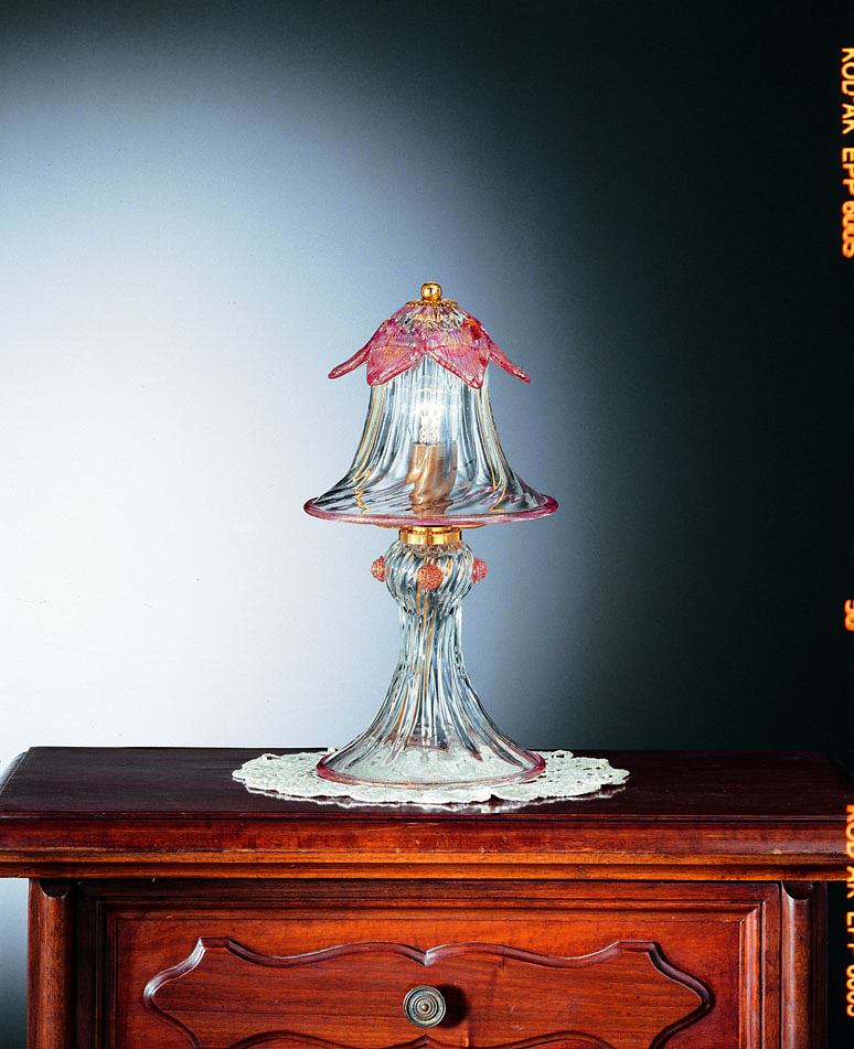 Art glass table best sale lamps