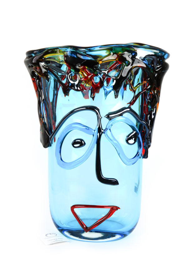 Vase Tribute To Pablo Picasso Aquamarine