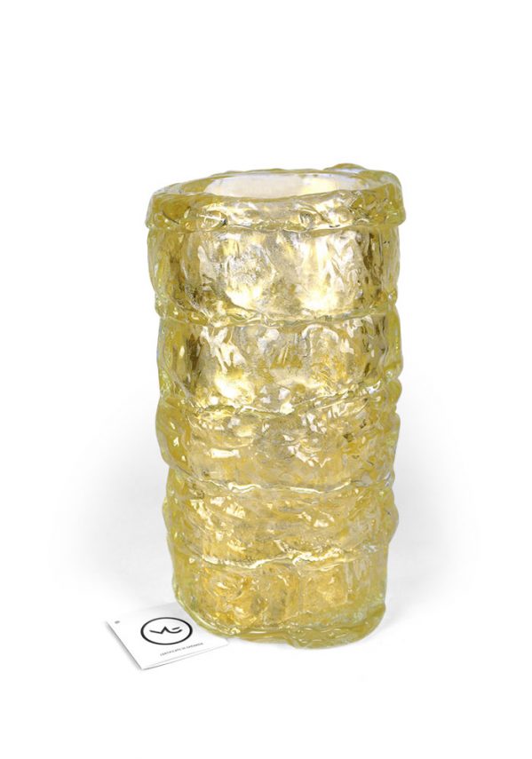 The Desire - Murano Glass Blown Vase Gold
