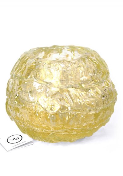 The Oval – Murano Glass Blown Vase Gold Leaf 24kt