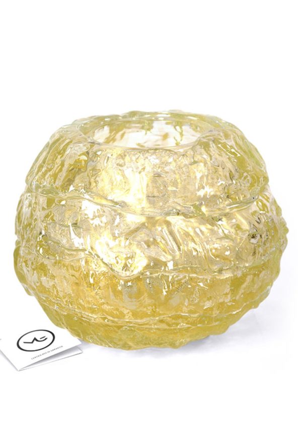 The Oval - Vaso Murano Foglia Oro 24kt