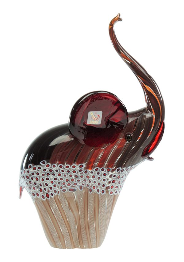 Jumbo - Sculpture Elephant Mosaic Murrina Millefiori