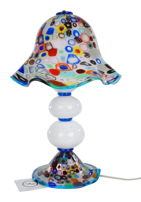 Susy - Murano Glass Table Lamp Murrina Millefiori